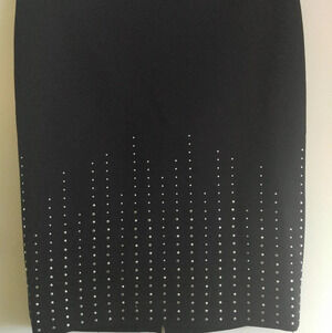 White House Black Market Black Skirt Size 4